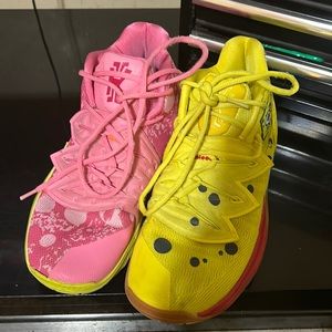 Kyrie 5 SpongeBob and Patrick basketball shoes
